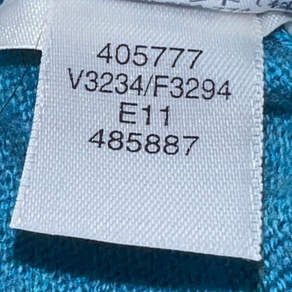 Lands End Women’s 2X open hook eye cape cardigan cotton cashmere sweater Y2K - Picture 10 of 12